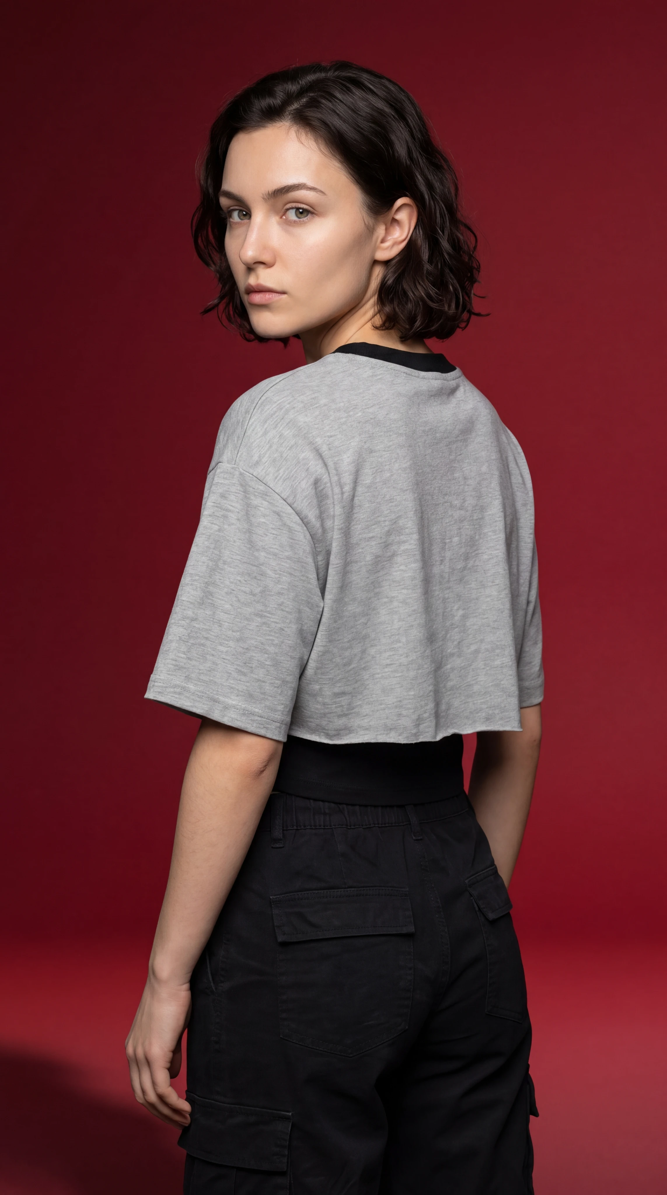 High-end AI generated fashion photoshoot result - editorial style