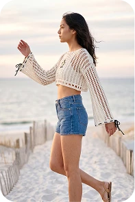 Stylic AI generated fashion photography - Professional editorial model result